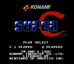 Super C [5 Screw] screenshot 3 for NES